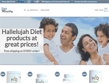 Tablet Screenshot of dietministry.com